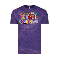 Cloud Purple school counselor Vintage Tee - MaliasSmallBusiness