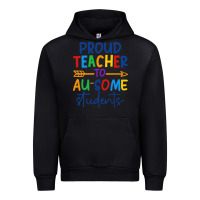Black Proud teacher to au-some students Urban Hoodie - CowhideDigitalArt