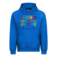 Cobalt Proud teacher to au-some students Urban Hoodie - CowhideDigitalArt