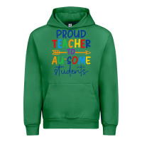 Emerald Proud teacher to au-some students Urban Hoodie - CowhideDigitalArt