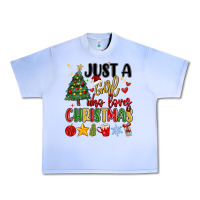 Grape Ice just a girl who loves christmas Urban Heavy Tee - MaliasSmallBusiness
