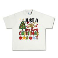 Pistachio just a girl who loves christmas Urban Heavy Tee - MaliasSmallBusiness