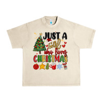 Sandshell just a girl who loves christmas Urban Heavy Tee - MaliasSmallBusiness