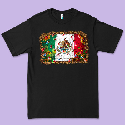 Christmas Lights Mexican Flag Premium Tee Designed By Jasminsmagicworld
