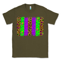 Army Green mardi gras brush stoke Classic Tee - JahusDesignShop