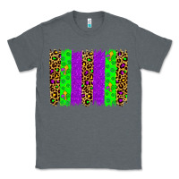 Charcoal Heather mardi gras brush stoke Classic Tee - JahusDesignShop