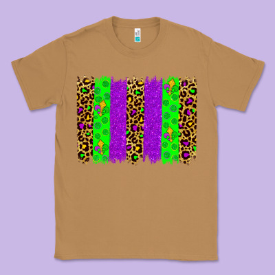 Mardi Gras Brush Stoke Classic Tee Designed By Jahusdesignshop