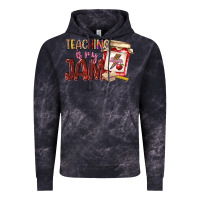 Cloud Black teaching is my jam Vintage Hoodie - NancyCooperArtShop