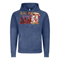 Vintage Denim teaching is my jam Vintage Hoodie - NancyCooperArtShop