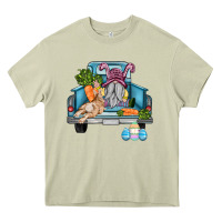 Mossy easter truck with gnome and rabbit Heavy Core Tee - AdoDesignShop