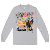 Moon Dust crazy chicken lady Long Sleeve Tee - Artiststas