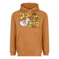 Meerkat Hello Summer Unicorn Heavyweight Hoodie - CowCowDesign