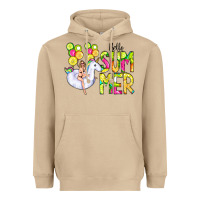 Mushroom Hello Summer Unicorn Heavyweight Hoodie - CowCowDesign