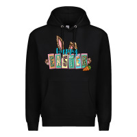 Black Happy Easter Easter Day Premium Hoodie - CowGirlArtShop