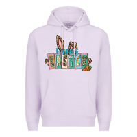 Lilac Happy Easter Easter Day Premium Hoodie - CowGirlArtShop