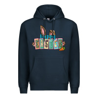 Navy Happy Easter Easter Day Premium Hoodie - CowGirlArtShop