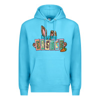 Ocean Blue Happy Easter Easter Day Premium Hoodie - CowGirlArtShop