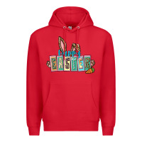 Red Happy Easter Easter Day Premium Hoodie - CowGirlArtShop
