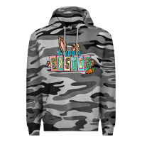 Slate Camo Happy Easter Easter Day Premium Hoodie - CowGirlArtShop