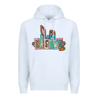White Happy Easter Easter Day Premium Hoodie - CowGirlArtShop