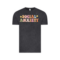 Vintage Black sorry my social anxiety says no Vintage Tee - MaliasSmallBusiness