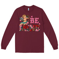 Burgundy be mine cupid Long Sleeve Tee - RanaPortraitStore