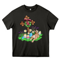 Asphalt religious easter bunny cross Heavy Core Tee - AdoDesignShop
