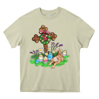 Mossy religious easter bunny cross Heavy Core Tee - AdoDesignShop