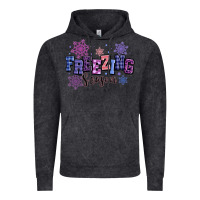 Vintage Black freezing season Vintage Hoodie - MaliasSmallBusiness