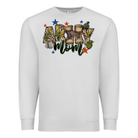 Dove Grey army mom Premium Sweatshirt - FaDigitalArtStudio