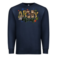 Navy army mom Premium Sweatshirt - FaDigitalArtStudio