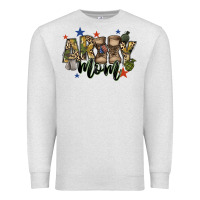 Oatmeal Heather army mom Premium Sweatshirt - FaDigitalArtStudio