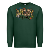 Sports Green army mom Premium Sweatshirt - FaDigitalArtStudio