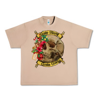 Burro Sorta merry sorta scary skull Urban Heavy Tee - NancyCooperArtShop