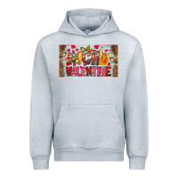 Heather Grey Nach Valentine Urban Hoodie - CowhideDigitalArt