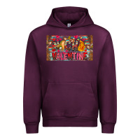 Mauve Wine Nach Valentine Urban Hoodie - CowhideDigitalArt
