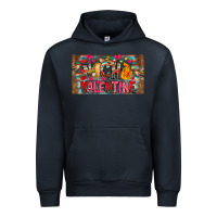 Navy Nach Valentine Urban Hoodie - CowhideDigitalArt