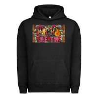 Pigment Black Nach Valentine Urban Hoodie - CowhideDigitalArt
