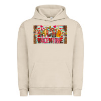 Pigment French Oak Nach Valentine Urban Hoodie - CowhideDigitalArt