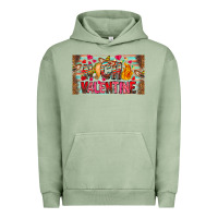 Pigment Oil Green Nach Valentine Urban Hoodie - CowhideDigitalArt