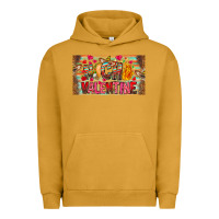 Pigment Peanut Butter Nach Valentine Urban Hoodie - CowhideDigitalArt