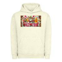 Pigment Pistachio Nach Valentine Urban Hoodie - CowhideDigitalArt