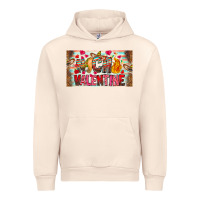 Sandshell Nach Valentine Urban Hoodie - CowhideDigitalArt