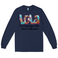 Navy lola Long Sleeve Tee - Artiststas