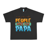 Pigment Black my favorite people call me papa Urban Heavy Tee - JahusDesignShop