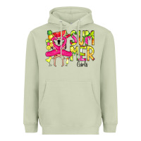 Matcha Summer Girls Flamingo Heavyweight Hoodie - CowCowDesign