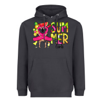 Smoke Summer Girls Flamingo Heavyweight Hoodie - CowCowDesign