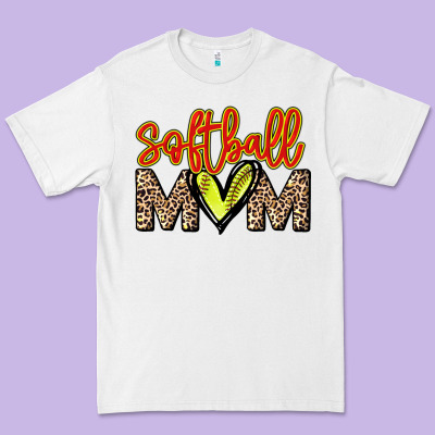 Softball Mom Premium Tee Designed By Nancycooperartshop