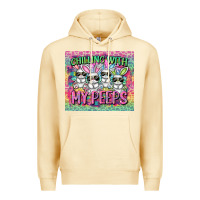 Pina Colada Easter Day Chilling with my peeps Premium Hoodie - CowGirlArtShop