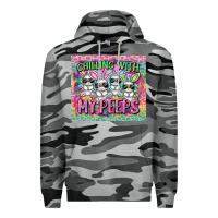 Slate Camo Easter Day Chilling with my peeps Premium Hoodie - CowGirlArtShop